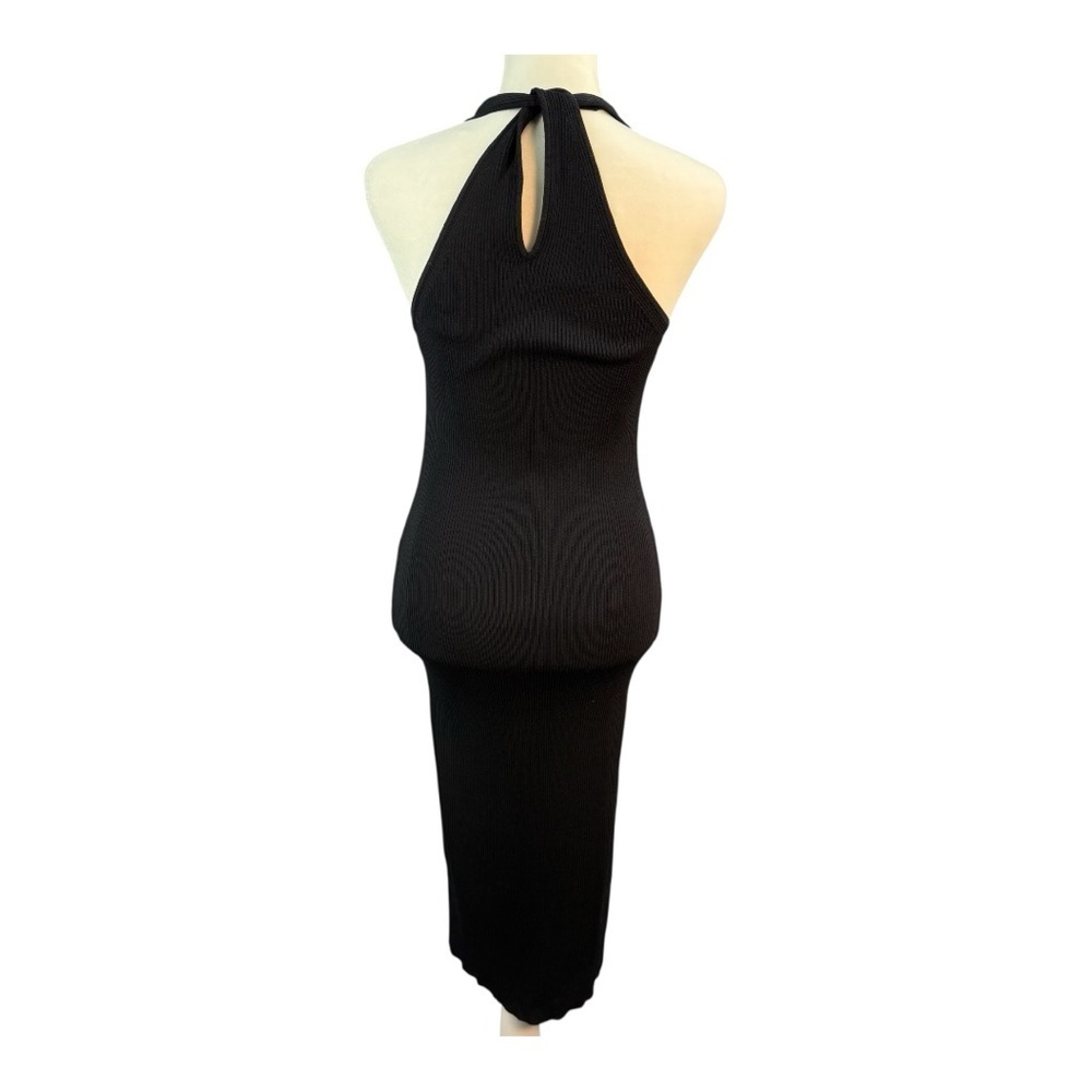 Modern Citizen Ally Ribbed Midi Dress in Black Size Small - Picture 2 of 6
